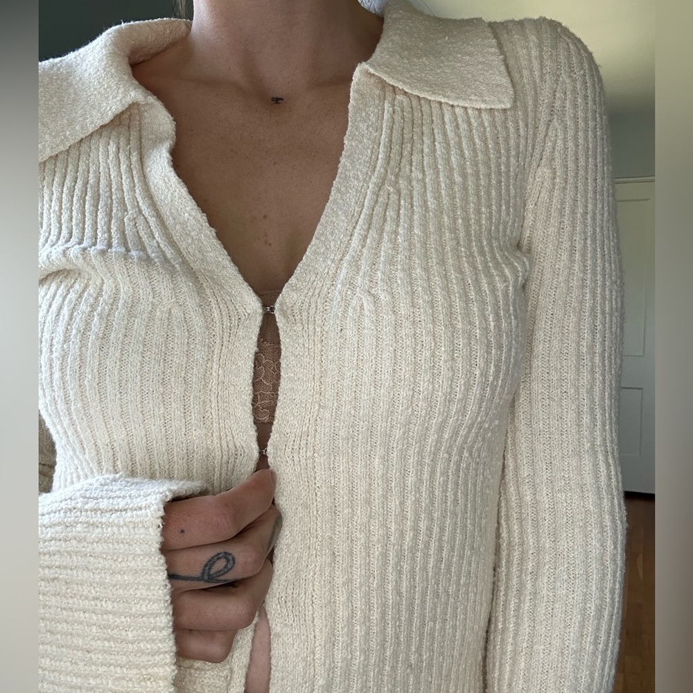 Song of Style | size small | sweater / cardigan | color cream | REVOLVE